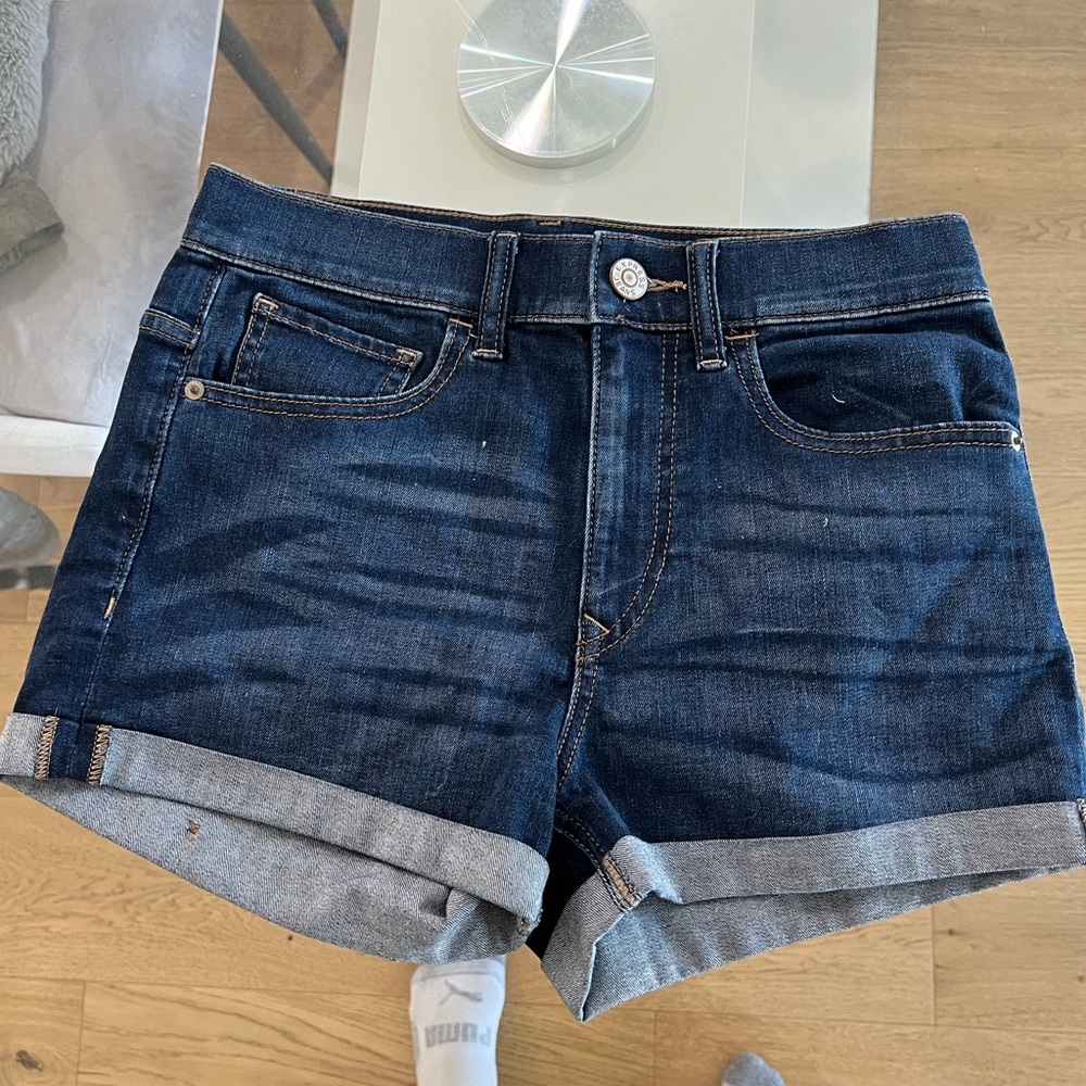 Express High Rise Jean Shorts